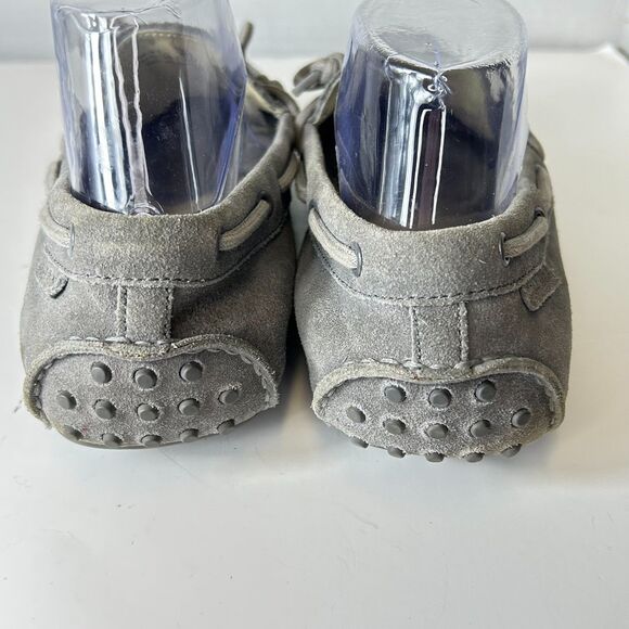 Cole Haan Grant Gray Suede Slip-on Camp Driving Loafer Shoes Size 9M - Picture 6 of 15